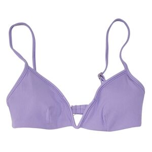 L SPACE Women's Helena Bikini Top Wisteria NWT